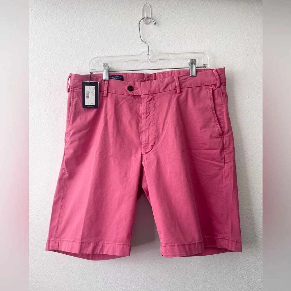NWT Peter Millar Men’s Pink Crown Crafted Golf Shorts Size 36